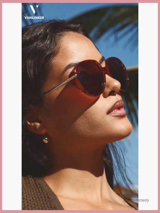 Polarized Aviator Sunglasses Retro Round Frame Shield Shades